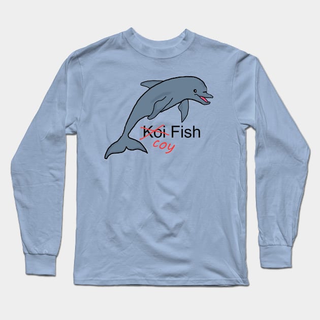 Coy Fish Long Sleeve T-Shirt by SuburbanDinosaur